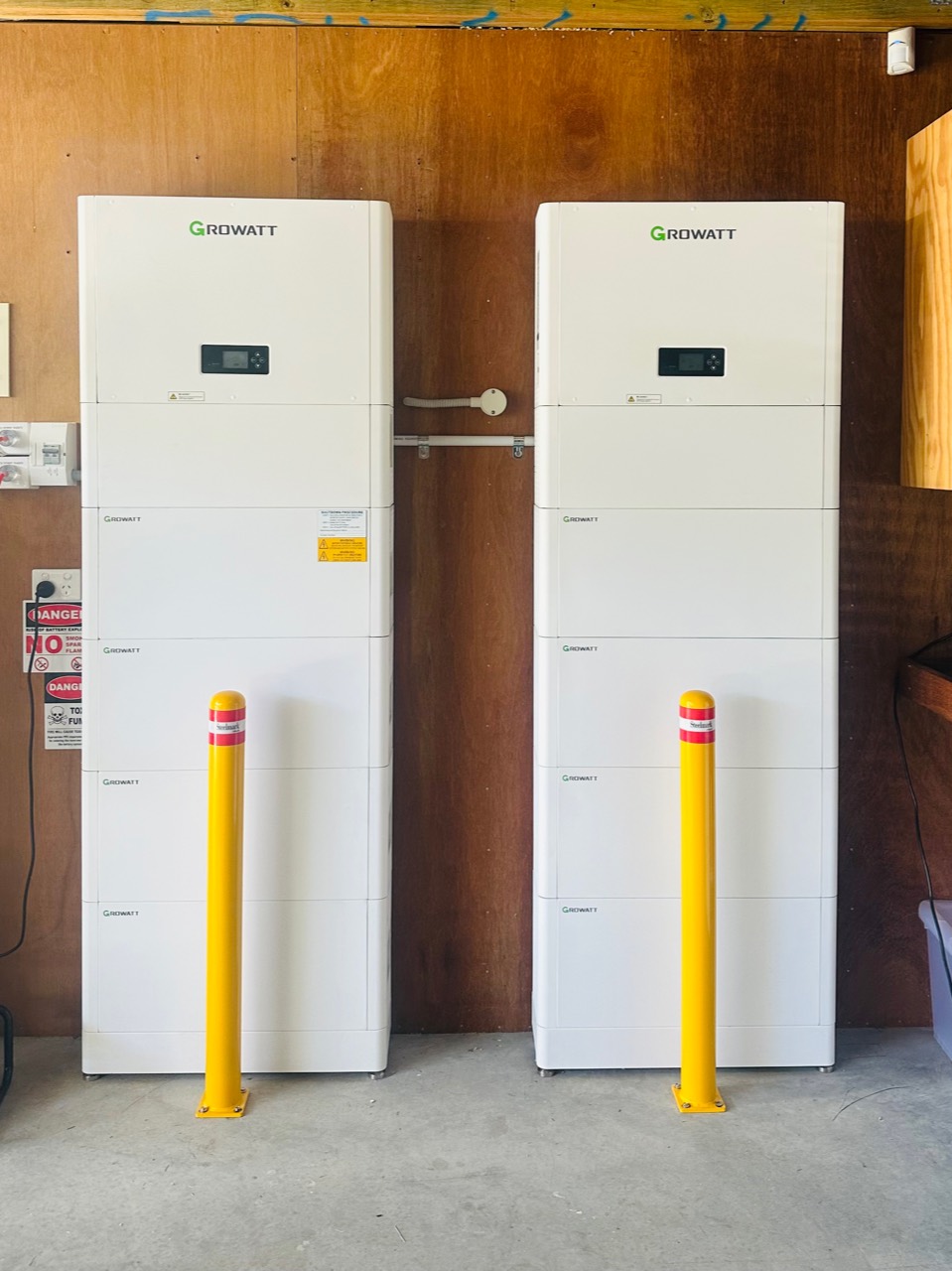 Growatt home battery installation